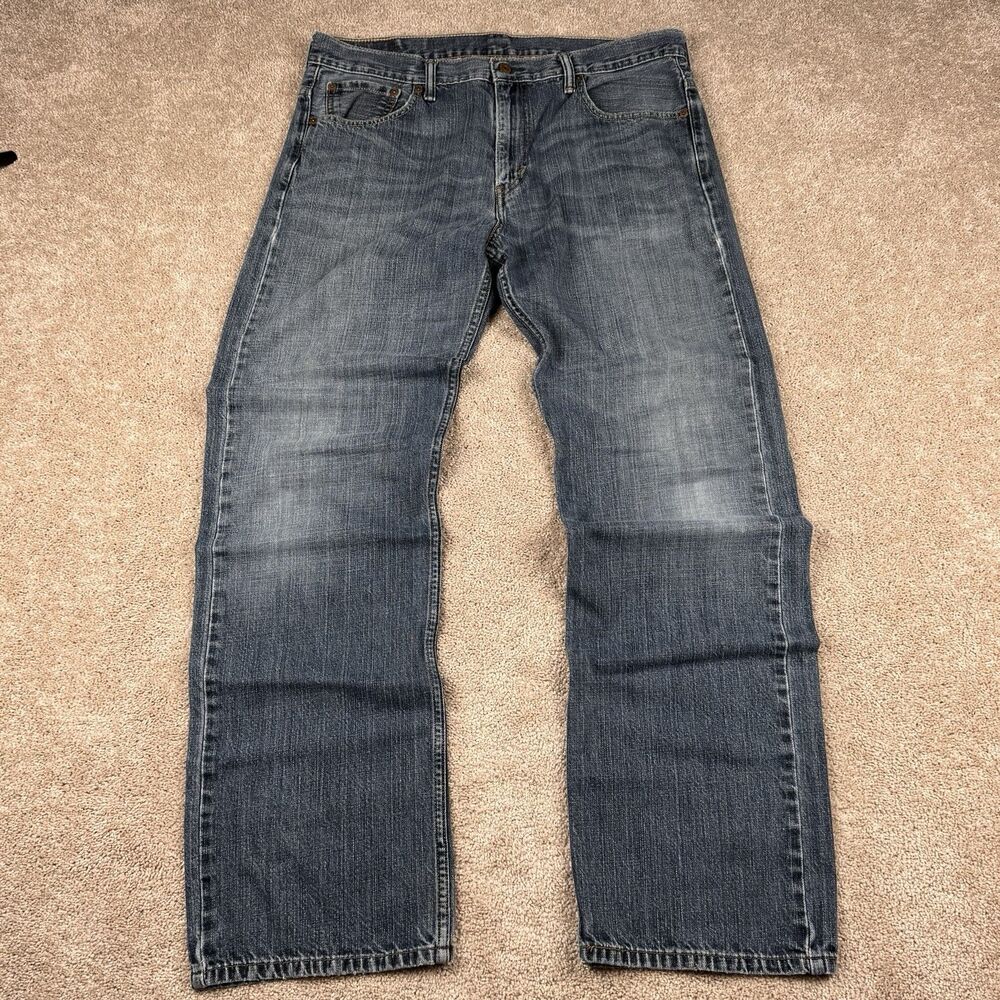 Levi’s 569 Jeans  Blue Loose Straight Light Wash Denim Pants 34x34 (Fits 35x33)